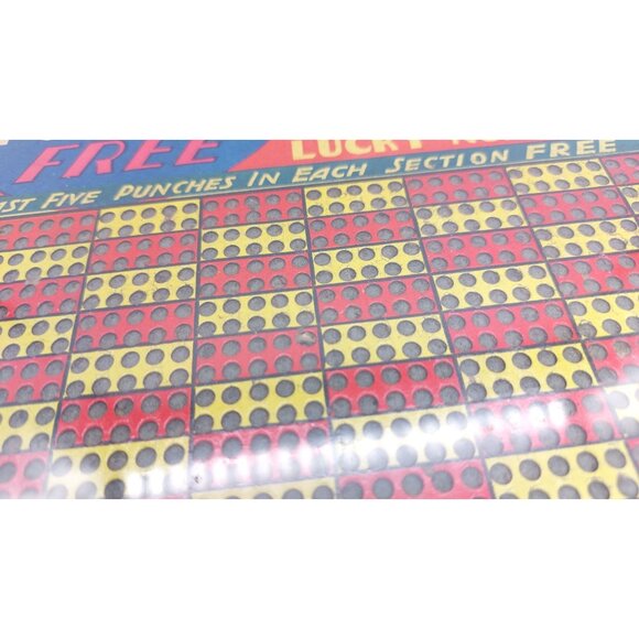 Vintage Nickel Special Punch Board 500 Punches Lucky Numbers Cigarettes - Picture 10 of 13